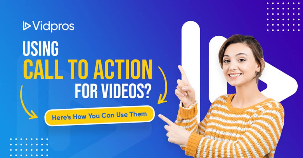 Call to action in Blue background