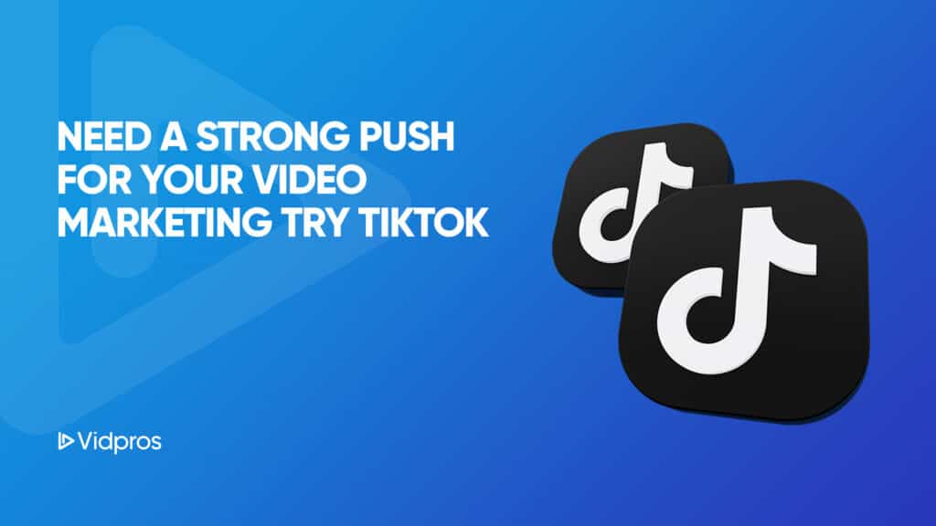 alt="tiktok logo floating on screen against a blue backdrop with the vidpros logo"