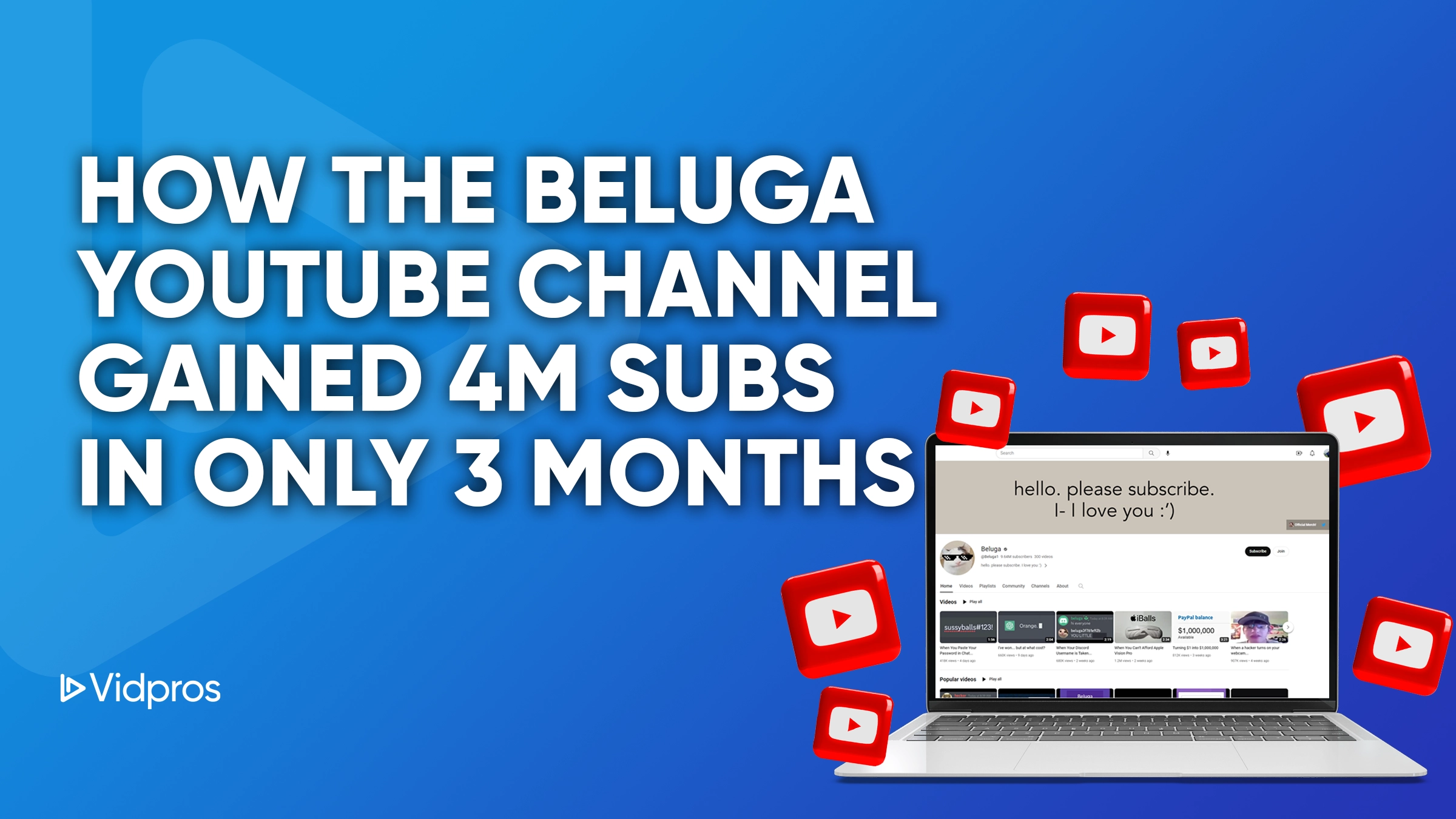 How The Beluga  Channel Gained 4M Subs In 3 Months