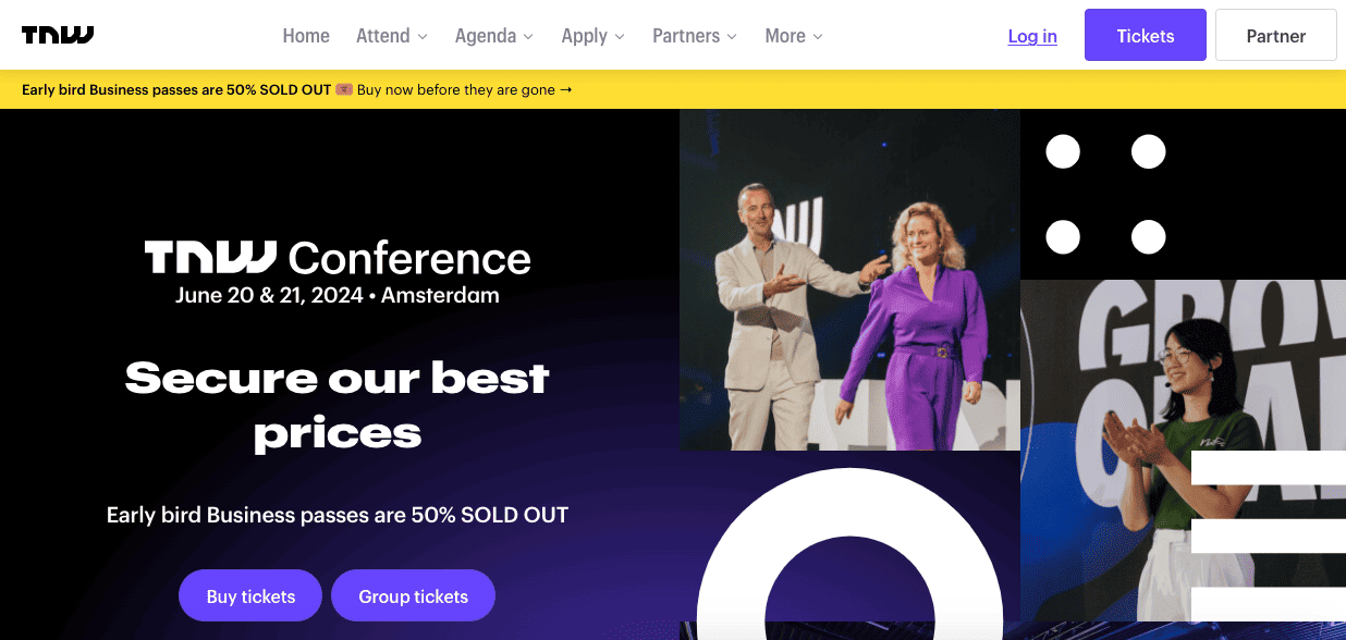 TNW Conference banner
