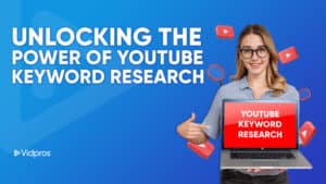 Youtube Keyword Research on Laptop