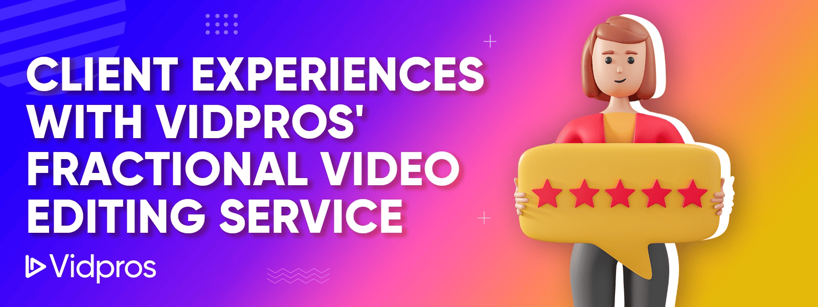 client experiences with Vidpros