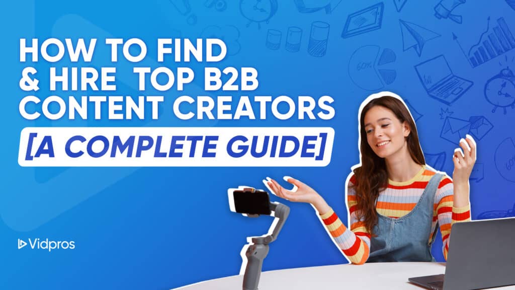 content creator for b2b woman