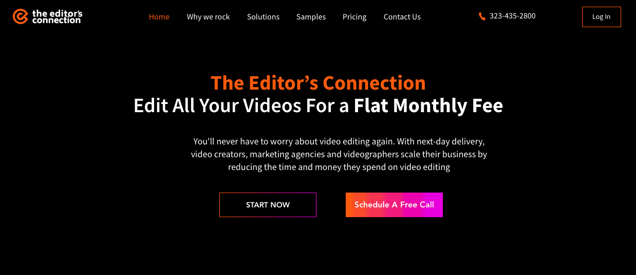 The Editor's Connection Homepage