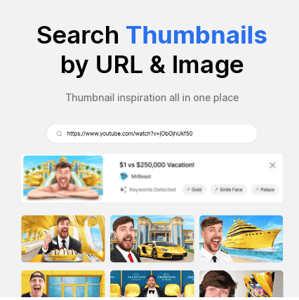 Thumbnail Search ViewStats Pro Feature