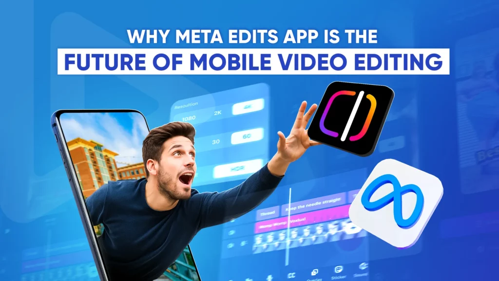 a man reaching Instagram Meta edits app logo
