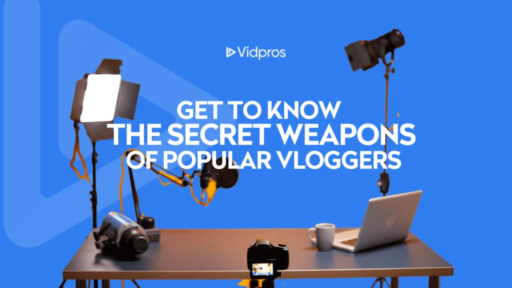 alt="a complete set of video equipment and accessories serving as the backdrop for the title image of the blog article"