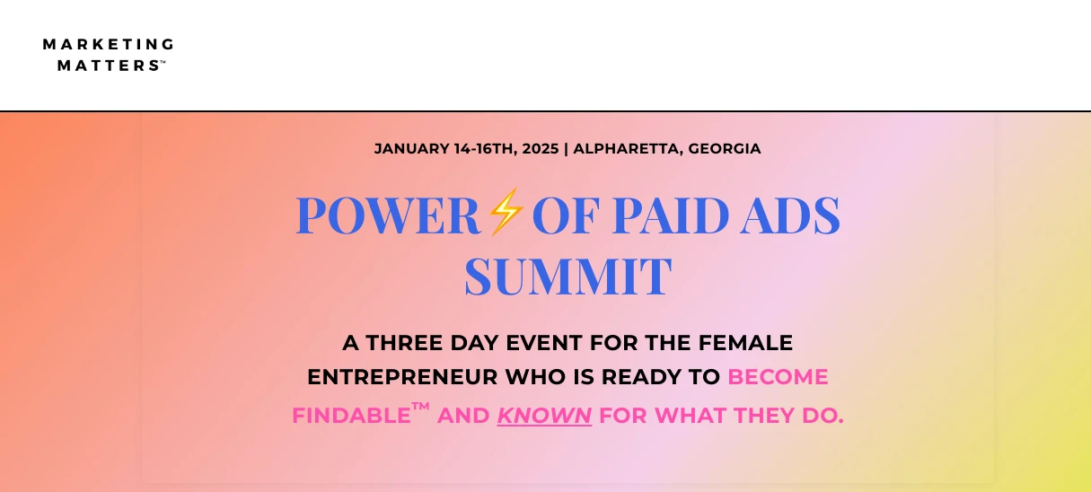 Power of Paid Ads Summit 2025