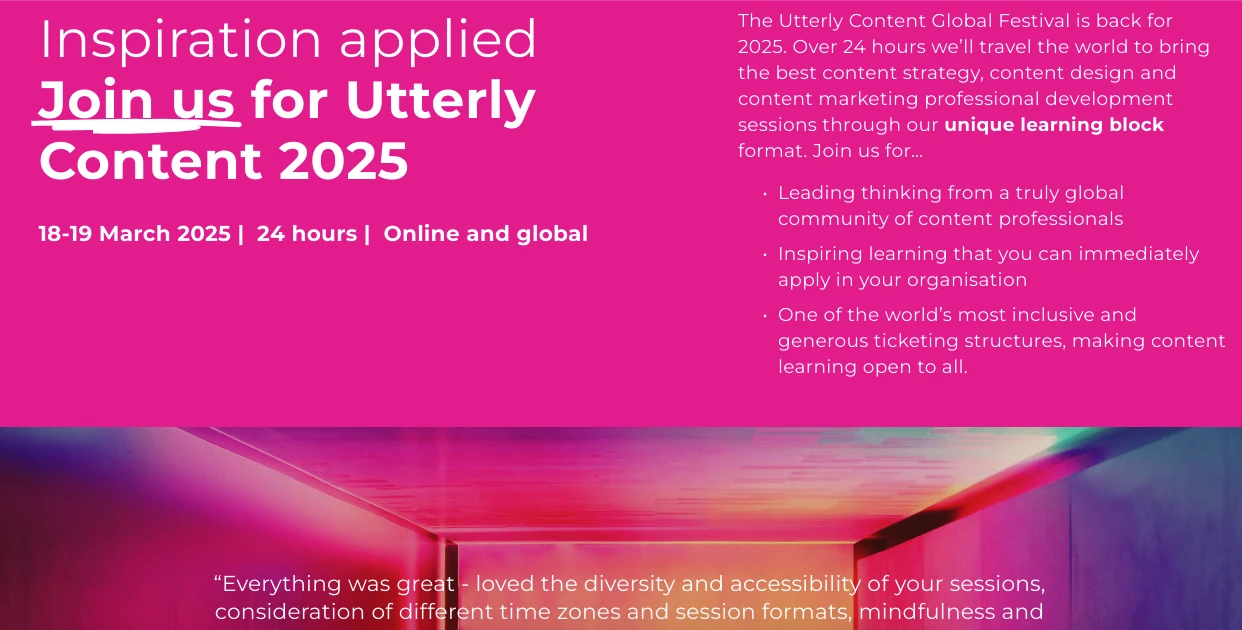 Utterly Content 2025